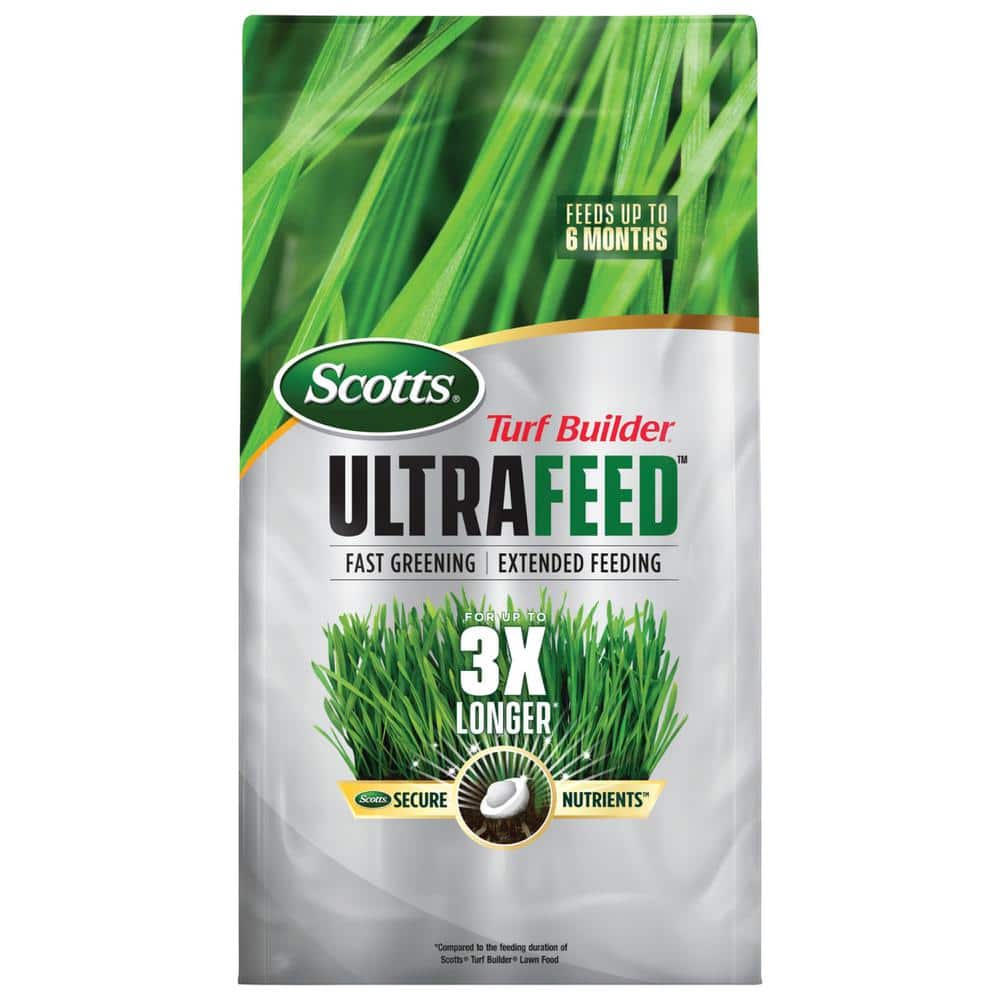 Turf Builder UltraFeed 40 lbs. Covers Up to 17,778 sq. ft. Long-Lasting Dry Lawn Fertilizer Feeds Grass Up to 6 Months - Hercitys