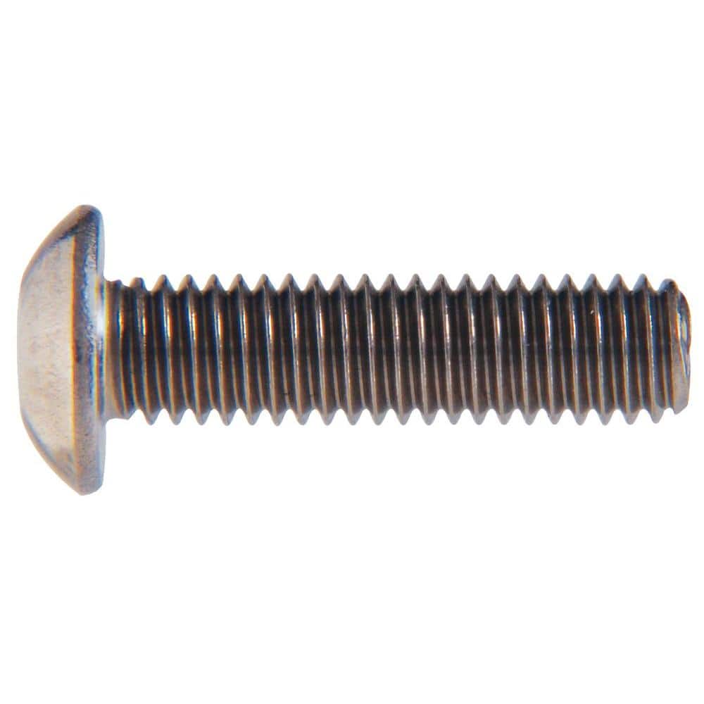 M8-1.25 x 30 mm. Internal Hex Button-Head Cap Screws (8-Pack) - Hercitys