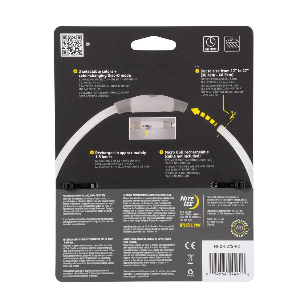 NiteHowl LED Rechargeable Safety Necklace, Disc-O Select - Hercitys