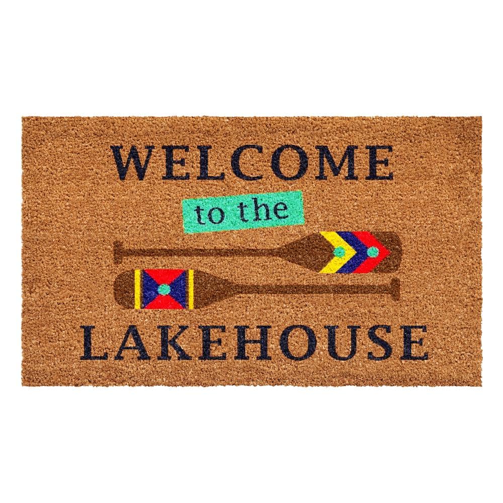 Welcome to the lakehouse Doormat 17″ x 29″ - Hercitys
