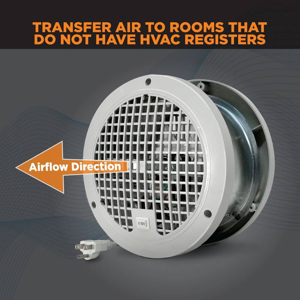 ThruWall 7-5/8 in. Transfer Fan - Hercitys