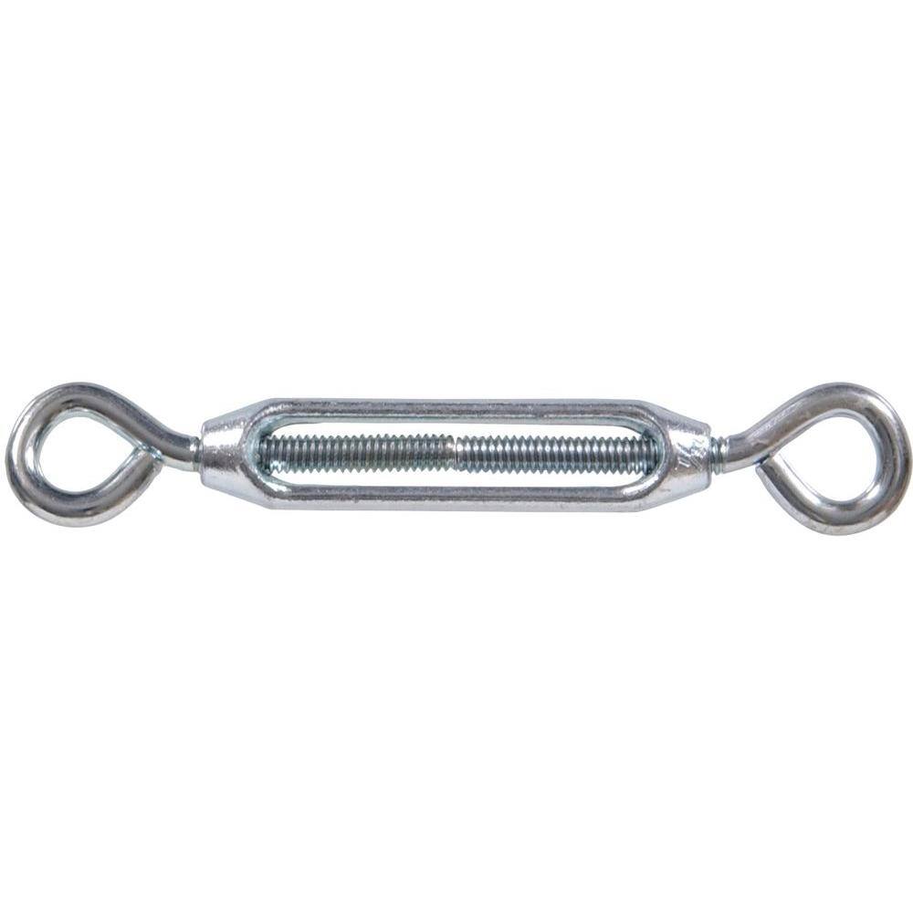 8-32 x 4-3/8 in. Eye and Eye Turnbuckle in Zinc-Plated (10-Pack) - Hercitys