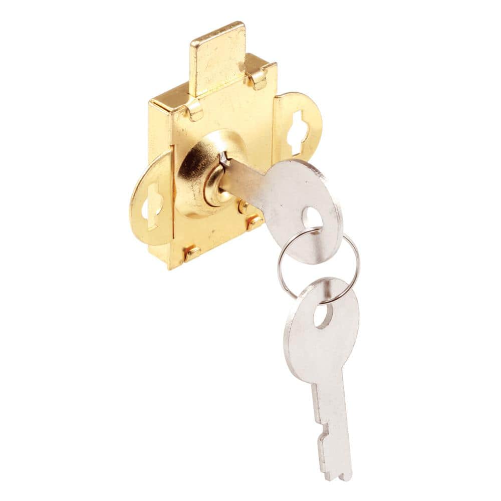 Steel, Brass Plated Deadbolt lock - Hercitys