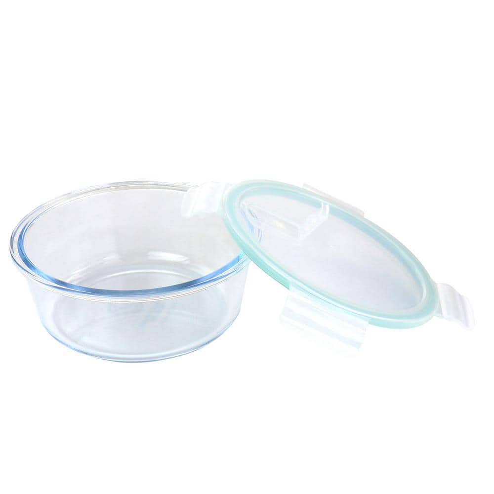 Martha Stewart 32 Ounce Glass Container with Lid - Hercitys