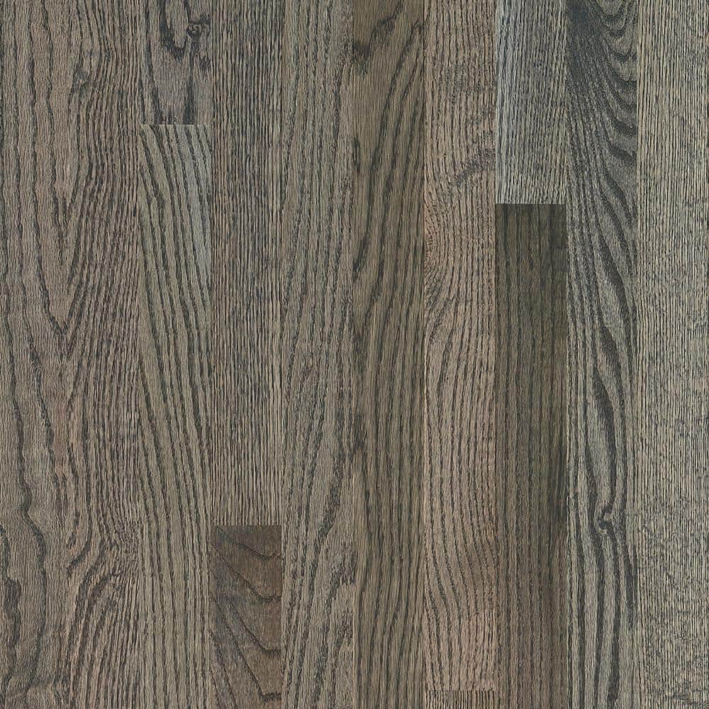 Plano Low Gloss Gray Oak 3/4 in. T x 3-1/4 in. W Smooth Solid Hardwood Flooring (22 sq.ft./ctn) - Hercitys