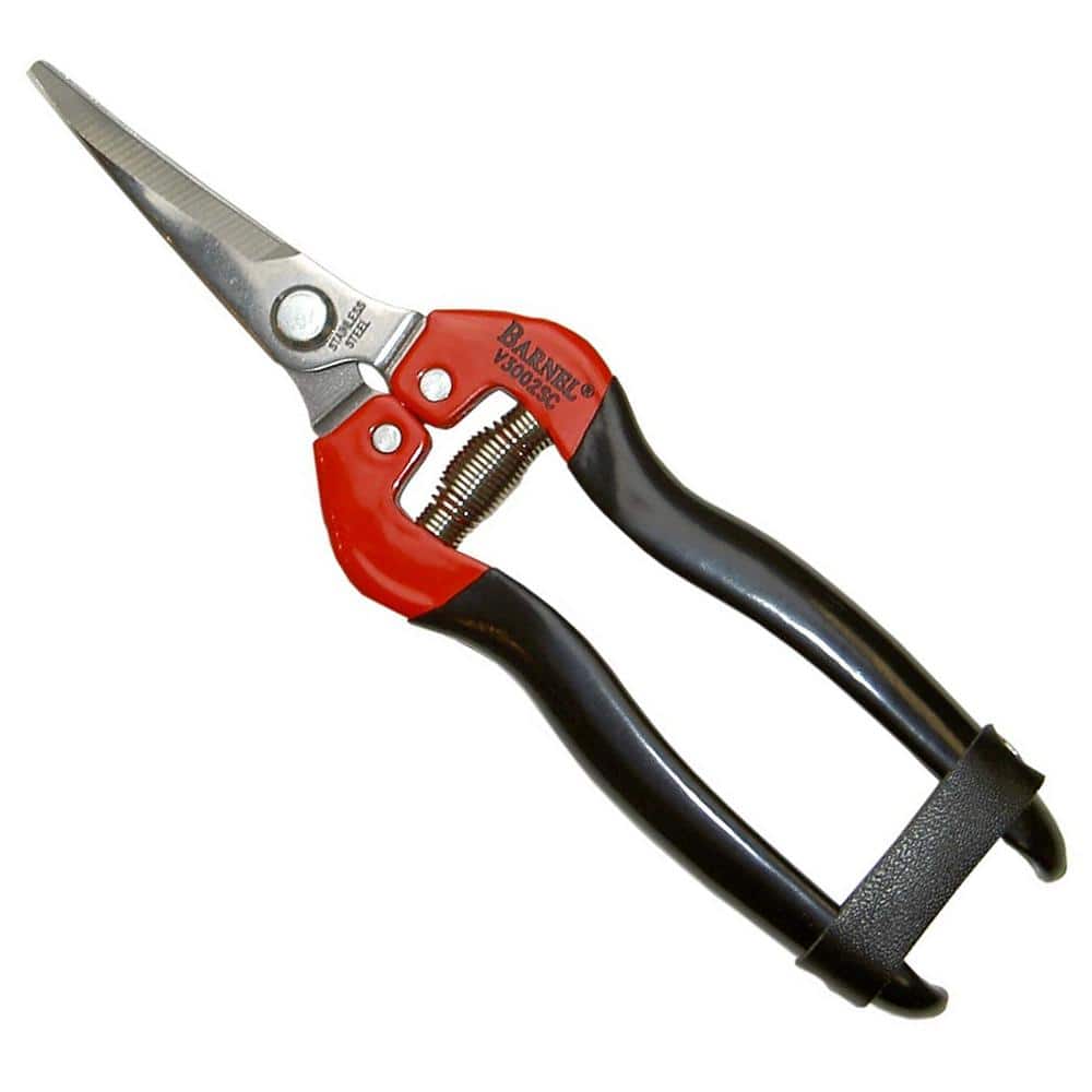 7-1/2 in. Classic Curved-Blade Needlenose Garden Pruning Shears - Hercitys