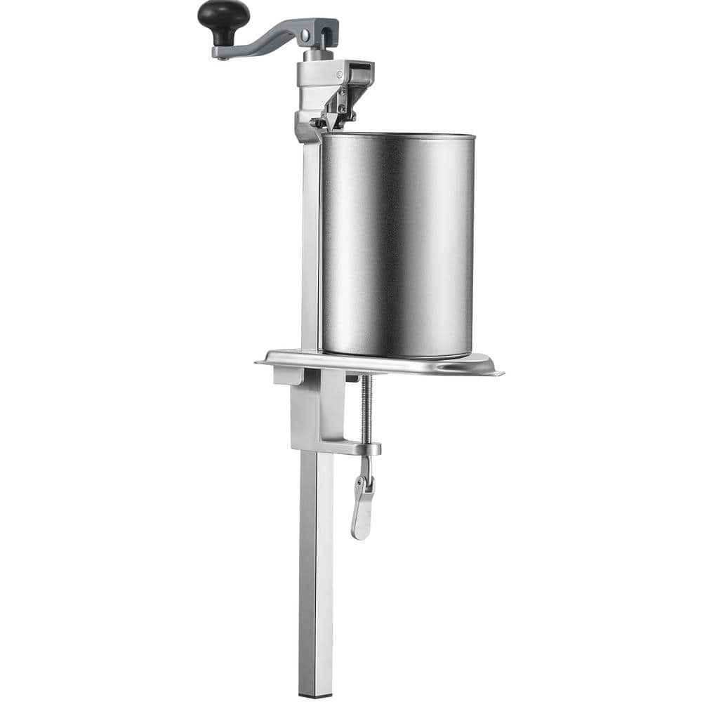 Manual Can Opener, Heavy Duty Table Clamp Opener for Large Cans, Adjustable Height Industrial Jar Opener - Hercitys