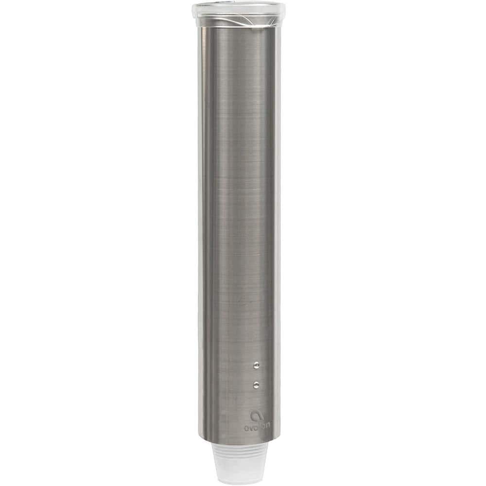 Stainless Steel Adjustable Pull Type Cup Dispenser, Fits Most Sized Cups, Dent Proof, Fingerprint Resistant - Hercitys