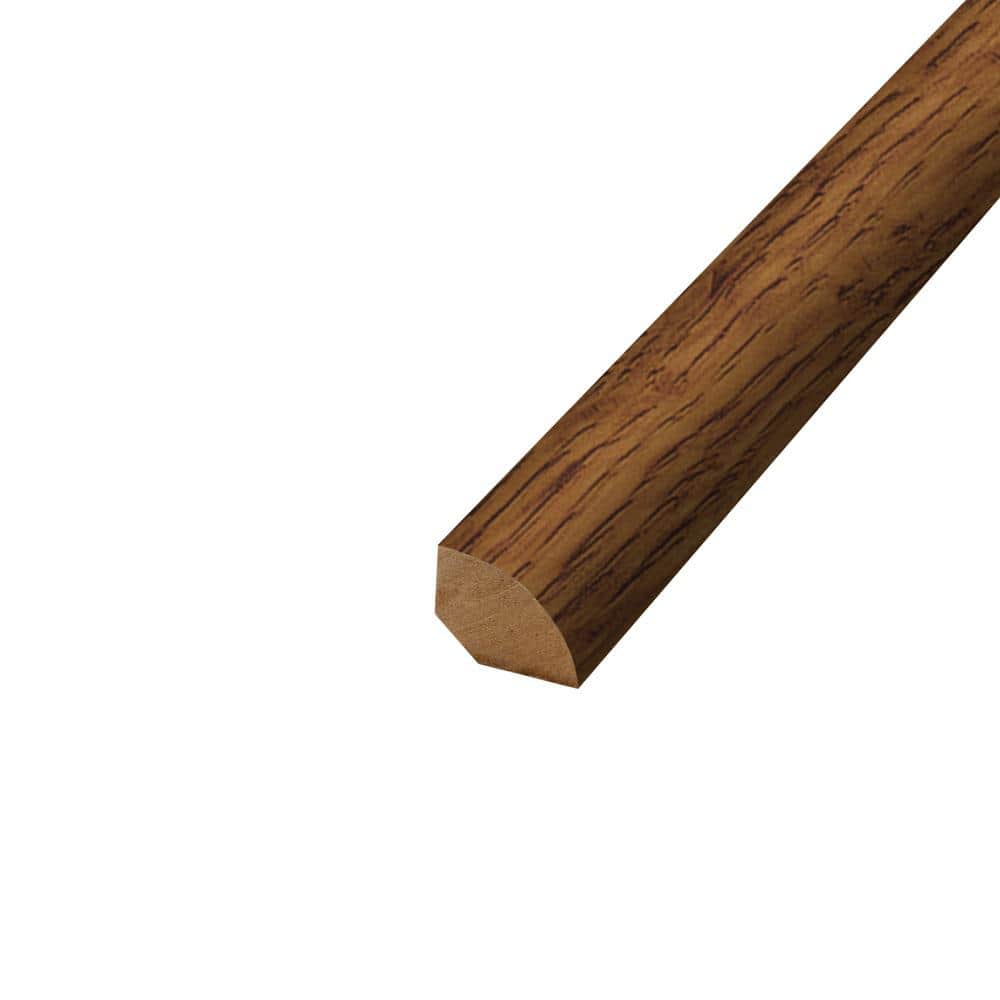 Burnt Anndel 0.62 in. T x 0.75 in. W x 94.5 in. L Textured Wood Look Laminate Moulding/Trim Quarter Round Molding - Hercitys