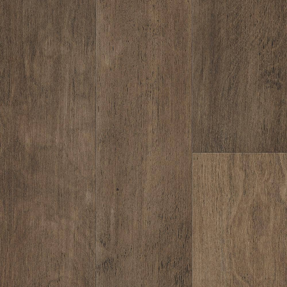 Fawn Brown Birch Birch 1/4 in. T x 6.5 in. W Click Lock Wire Brushed Engineered Hardwood Flooring (21.7 sq.ft./case) - Hercitys