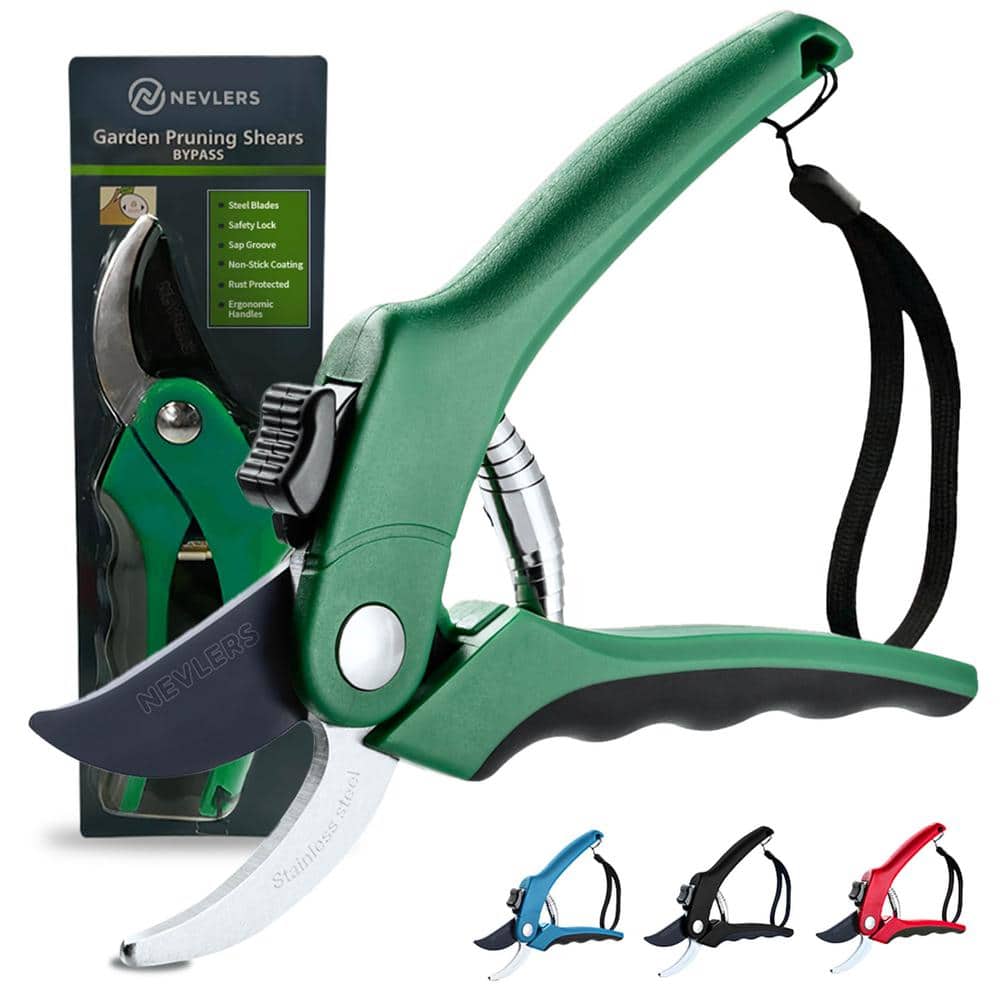 Professional Stainless Steel Heavy-Duty Garden Bypass Pruning Shears - Hercitys