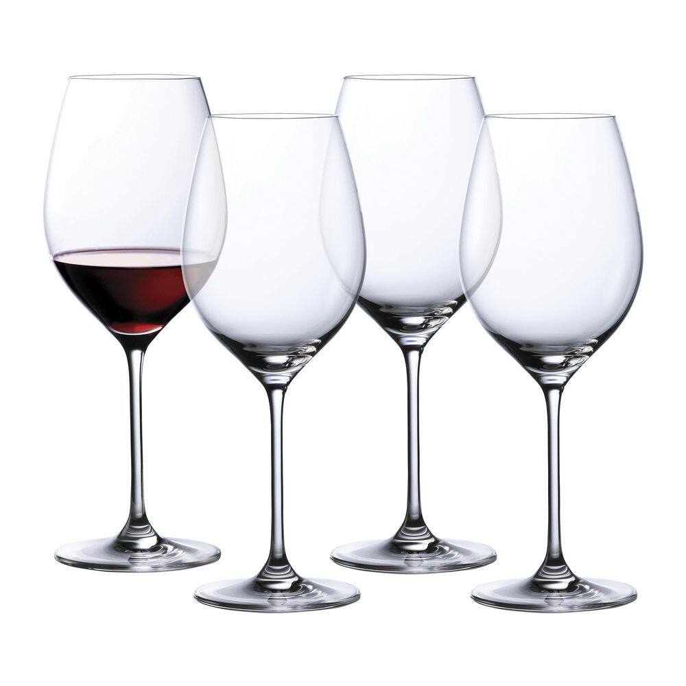 Moments 19.6 oz. Clear Red Wine Glasses (Set of 4) - Hercitys