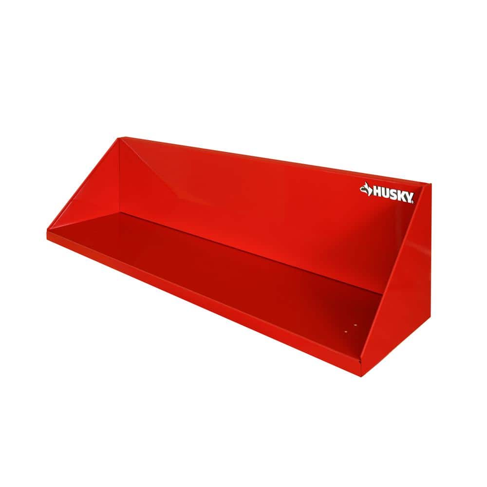 Steel Garage Wall Shelf in Red (36 in. W x 9 in. H x 9 in. D) - Hercitys
