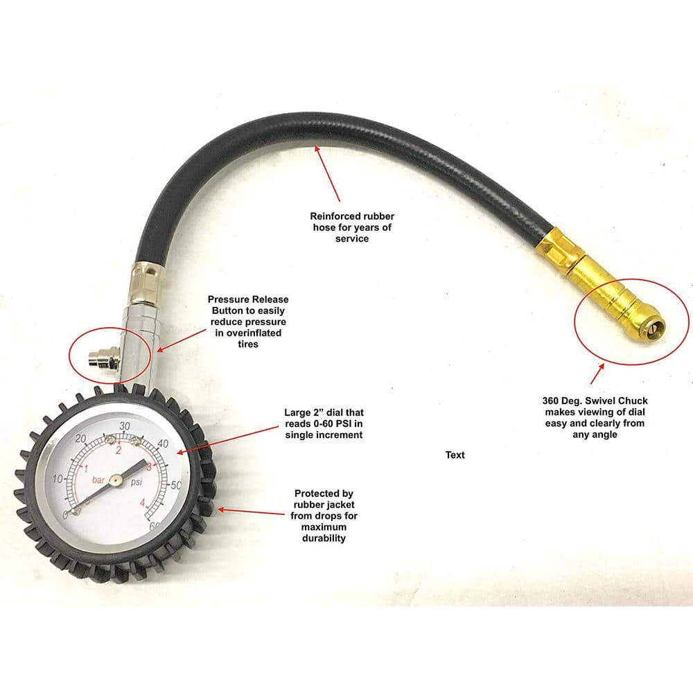 60 PSI Pressure Gauge - Hercitys
