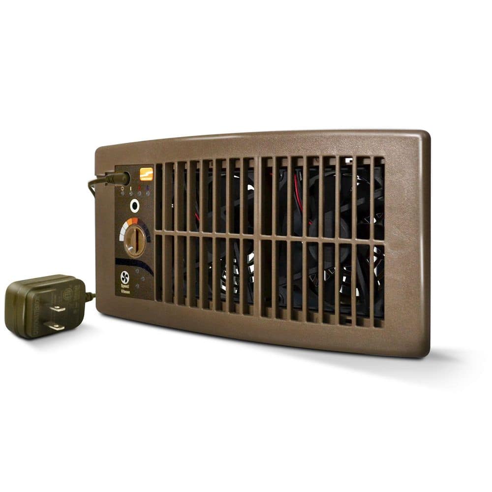 Flush Fit Smart Register Booster Fan – Brown - Hercitys