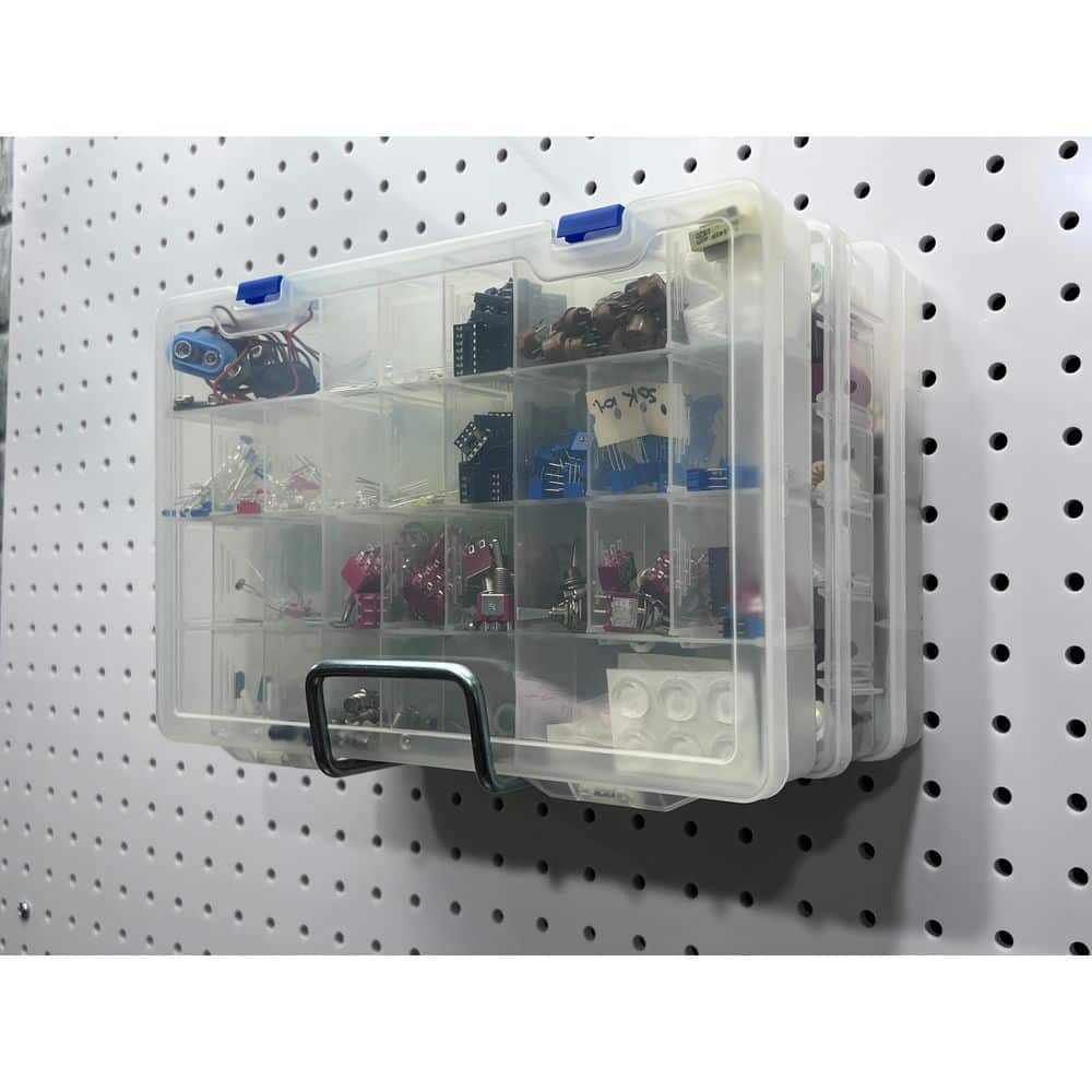 5in. 80 Degree Bend 2-3/4in. I.D. Zinc Plated Steel Double Closed End Loop Pegboard Hook (5-Pack) - Hercitys