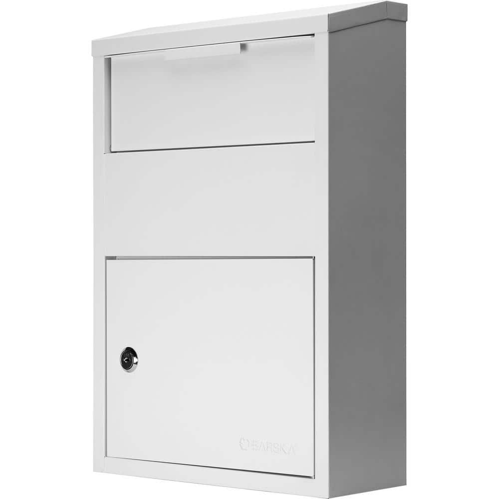Large Locking Wall Mount Mailbox Drop Box - Hercitys