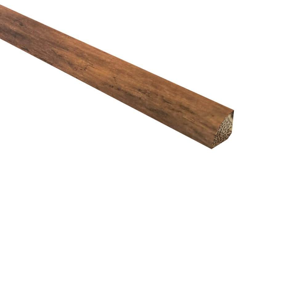 Solid Hardwood Trim Strand Woven Bamboo Florence 0.715 in. T x 0.715 in. W x 72 in. L Bamboo Quarter Round Molding - Hercitys