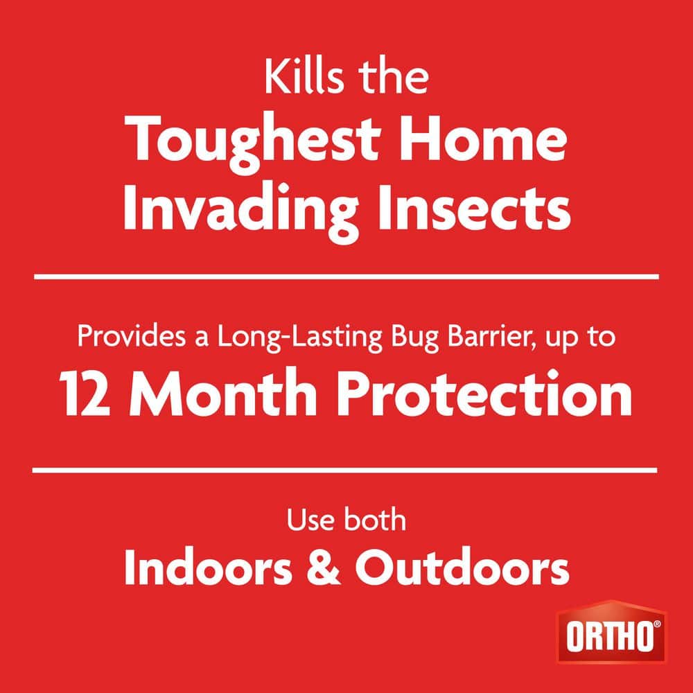 Home Defense Insect Killer for Indoor and Perimeter 2 with Comfort Wand, 1 Gal., Controls Ants, Roaches, and Spiders - Hercitys