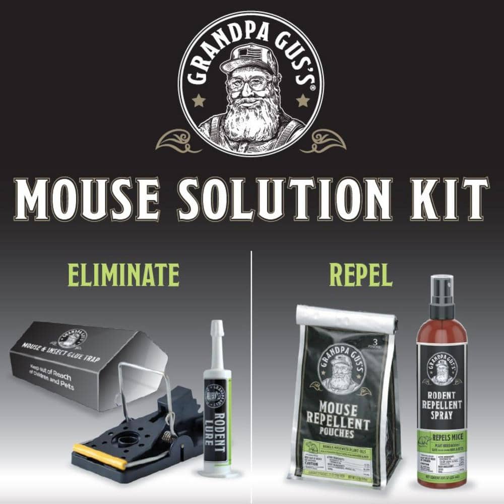 Mouse Solution Kit – Lure, Trap, and Repel Mice - Hercitys