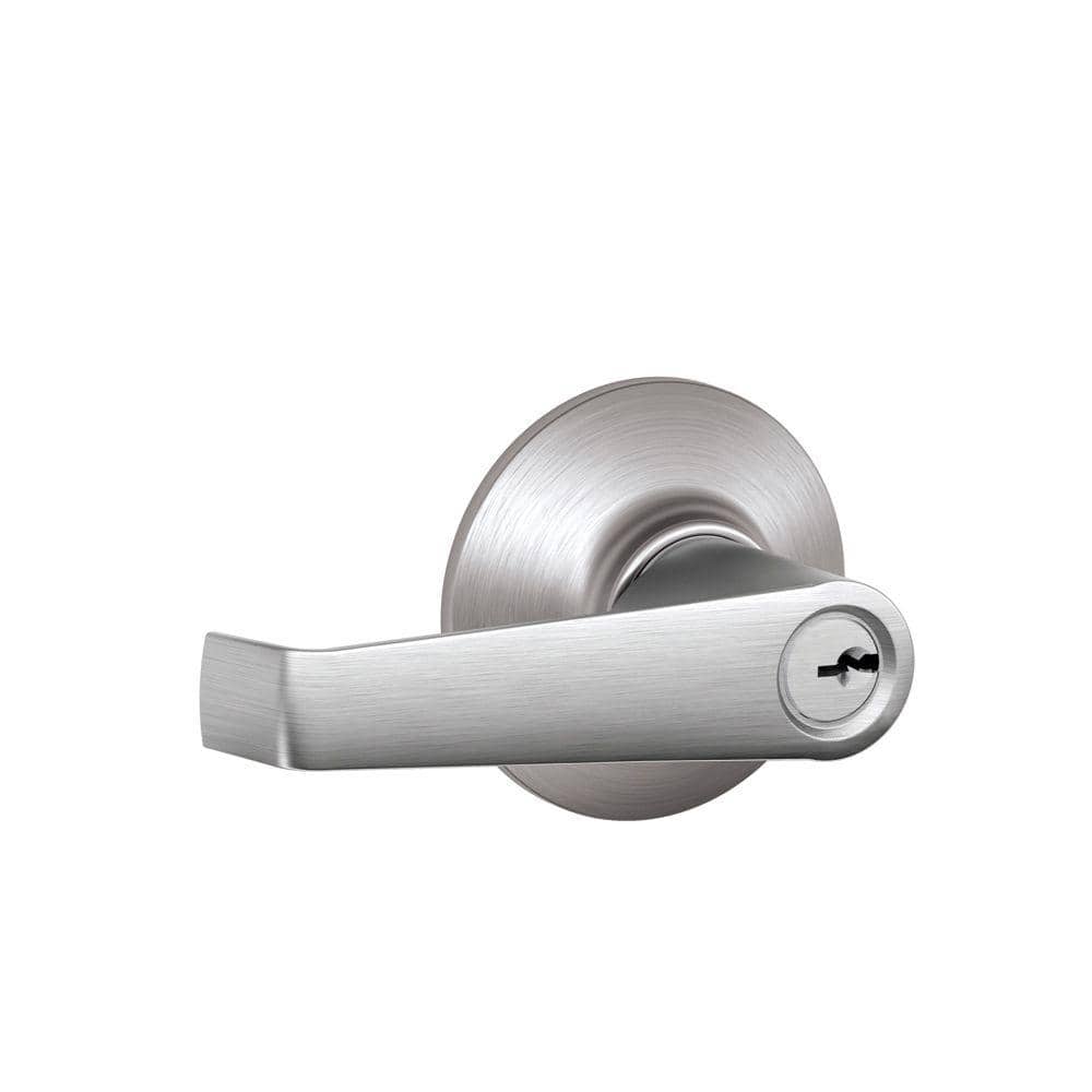 Elan Satin Chrome Light Commercial Keyed Entry Door handle - Hercitys