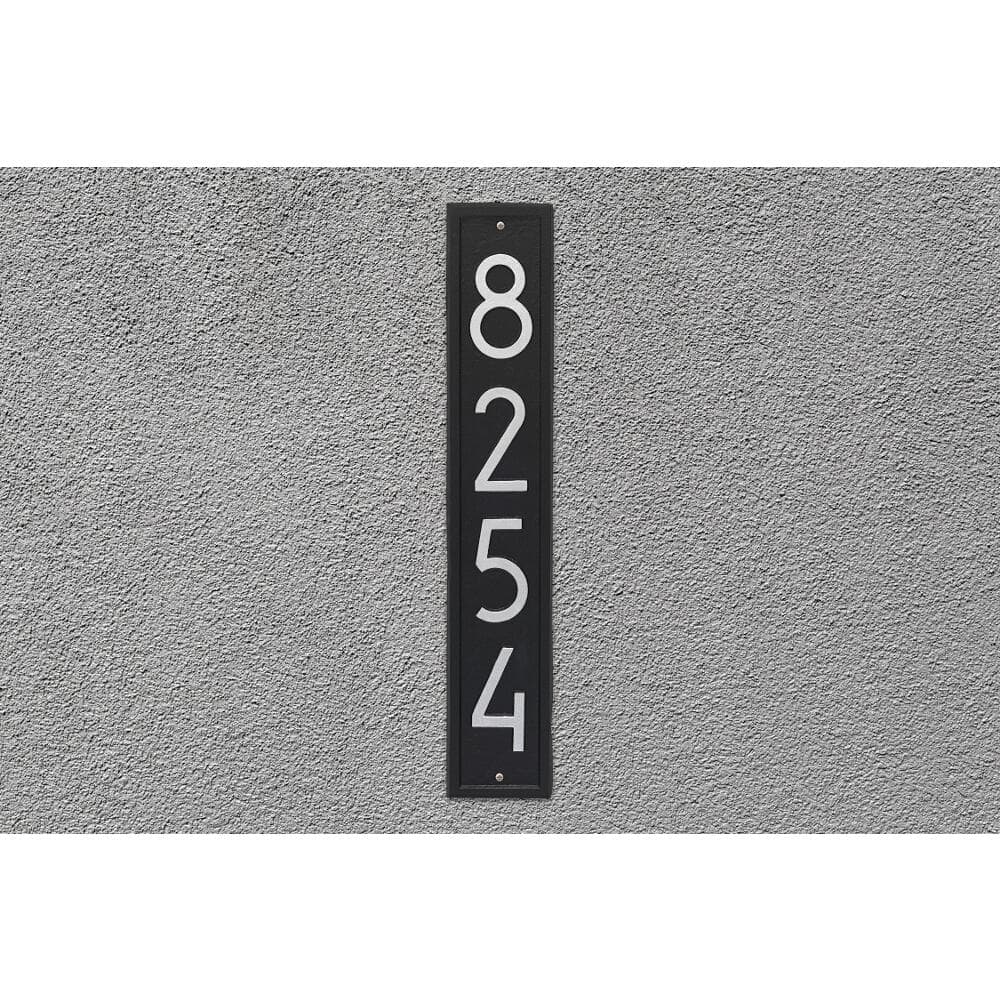 Vertical Modern Personalized Rectangle Wall Plaque - Hercitys