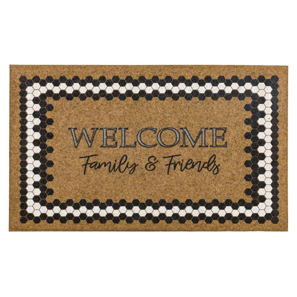 Family Farmhouse Multi 18 in. x 30 in. Door Mat - Hercitys