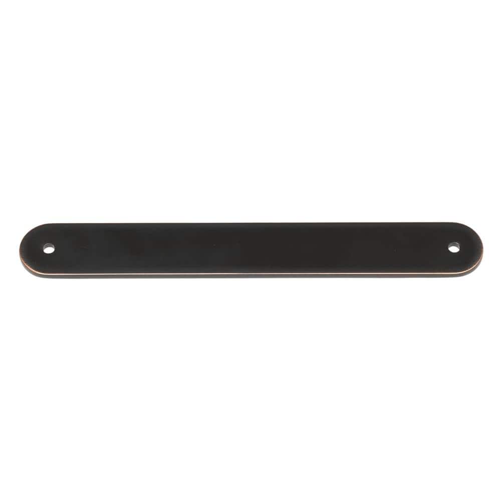 7-1/4 in. Rounded Cabinet Backplate 6-1/4 in. Center to Center, 7343-160-ORB - Hercitys