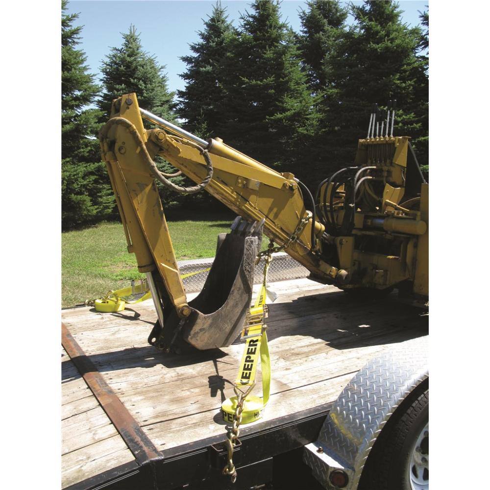 Chain End Ratchet Tie-Down Strap 27 ft. x 2 in. 3,333 lbs. - Hercitys
