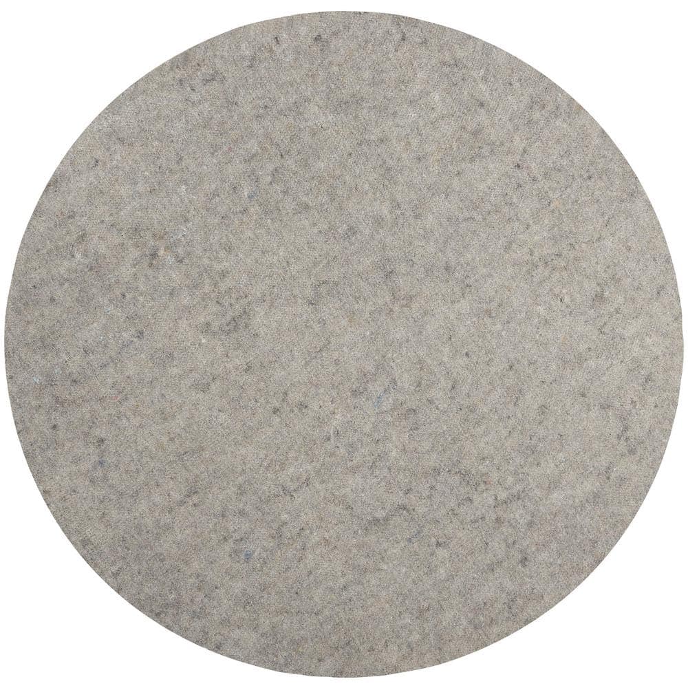 RugLoc Basic 8 ft. x 8 ft. Round Non-Slip Dual Surface Rug Pad - Hercitys