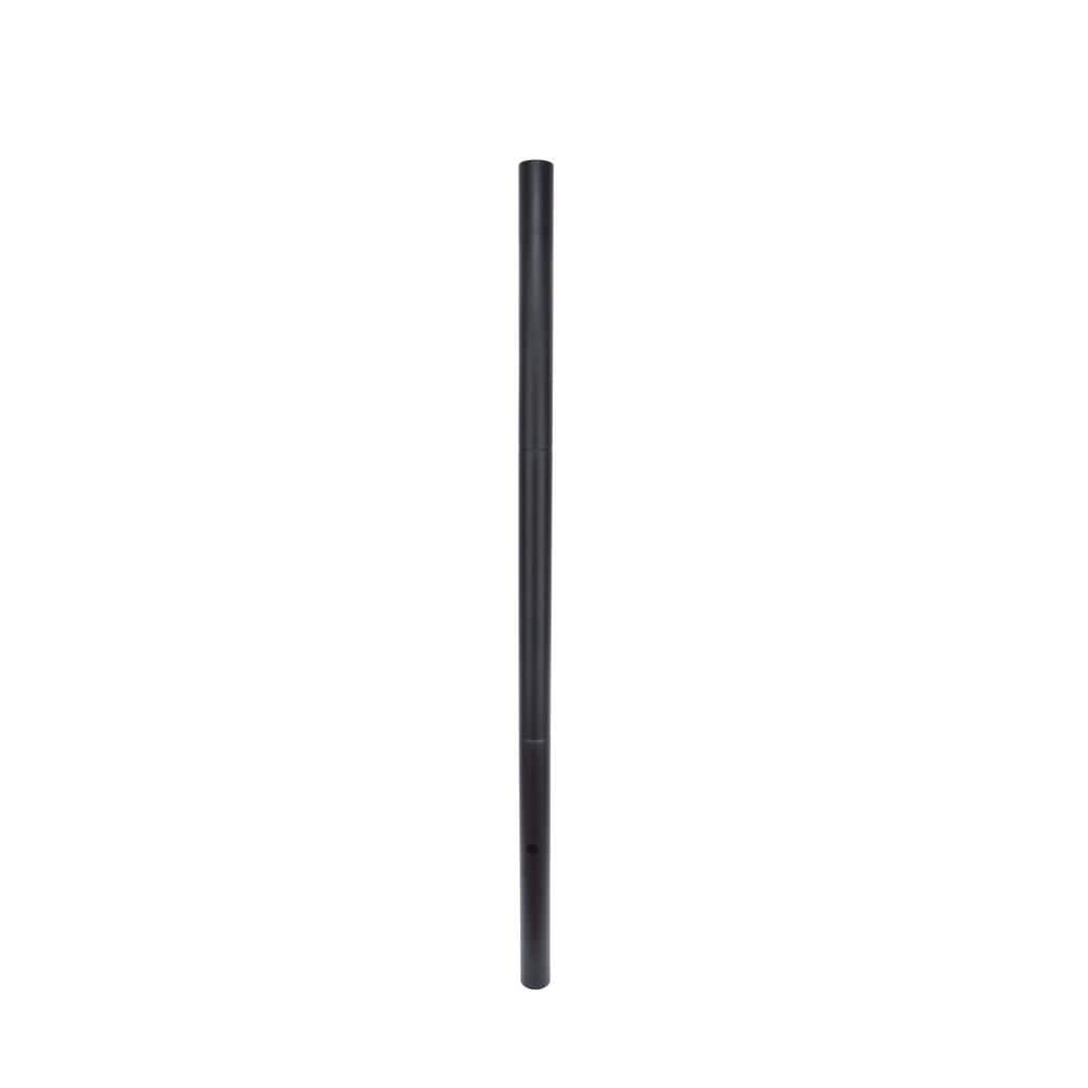 80 in. Black Outdoor Direct Burial Aluminum Lamp Post - Hercitys