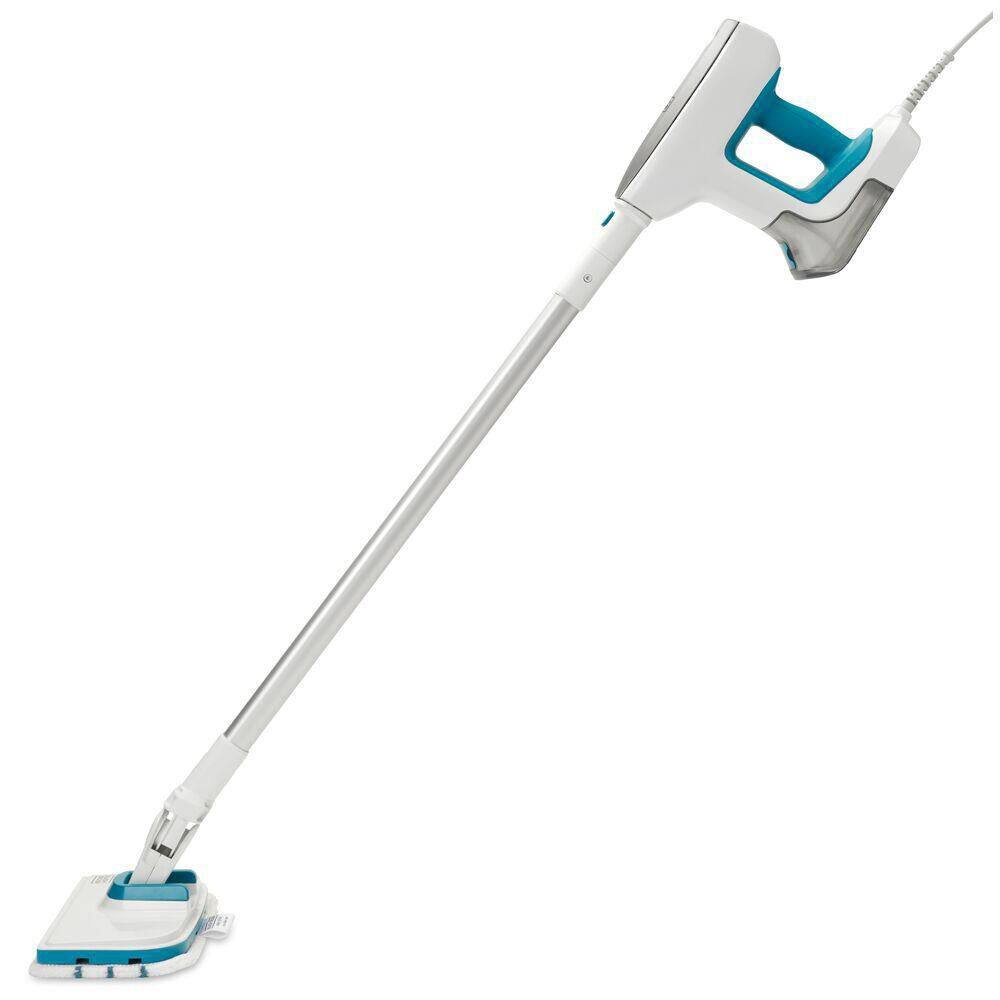 Steam-Mop Multipurpose Steam Cleaning System with 7-Attachments and Storage Wall Mount - Hercitys