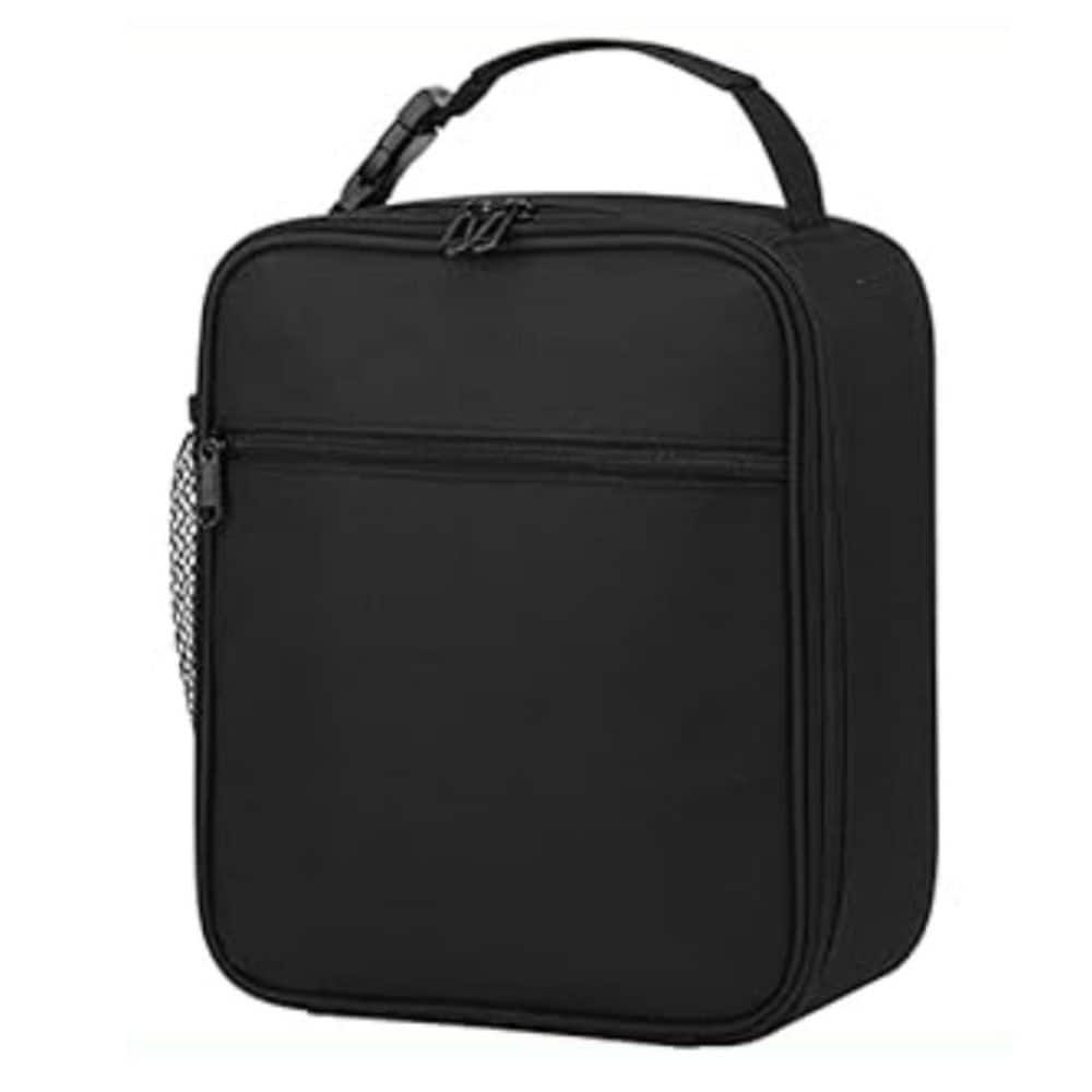 8 qt. Reusable Insulated Lunch Box Cooler for Men and Women, Lightweight and Portable, Waterproof and Durable, Black - Hercitys