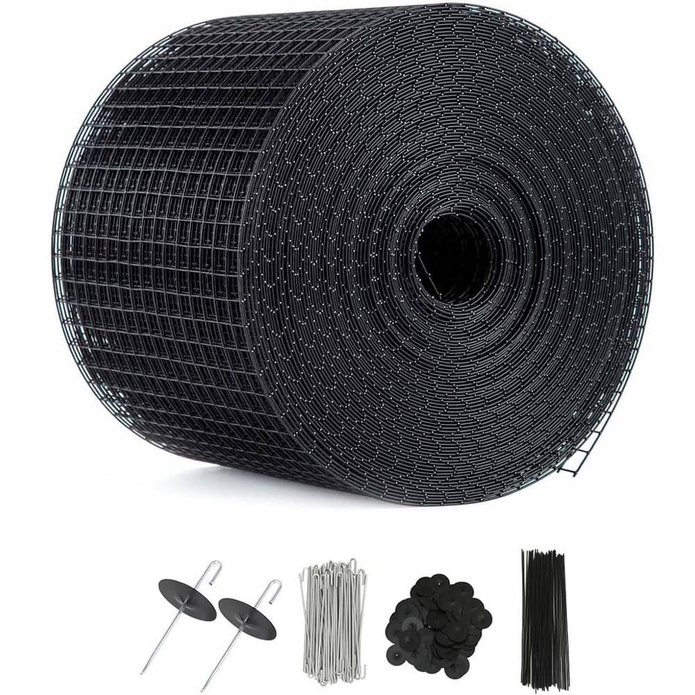 6 in. x 50 ft. Solar Panel Bird Guard, Critter Guard Roll Kit with 50-Pieces Stainless Fasteners 1/2 in. Wire Roll Mesh - Hercitys