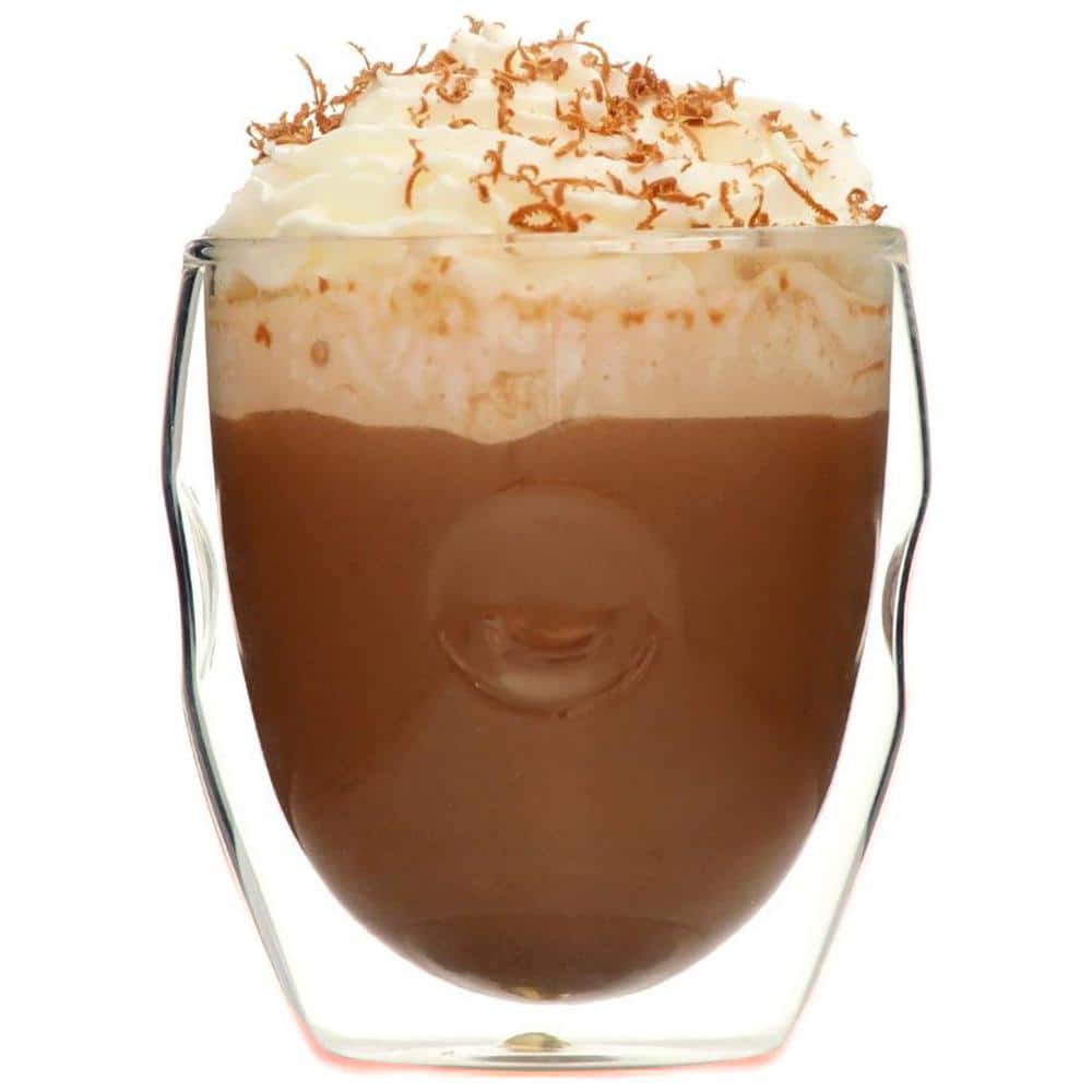 Moderna Artisan Series 8 oz. Double Wall Beverage Glasses (Set of 4) - Hercitys