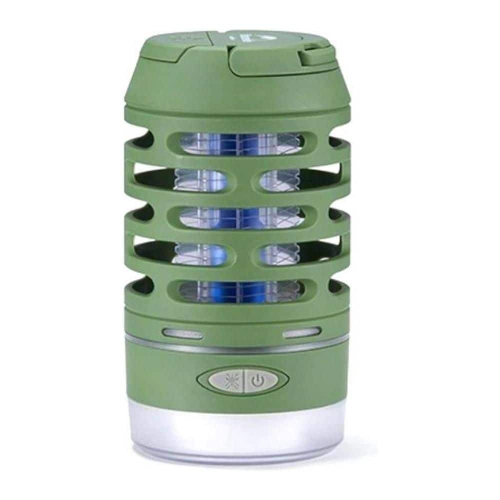 Electric UV Mosquito Killer Lamp Pest Fly Trap Catcher Harmless Odorless Noiseless Bug Zapper-Green - Hercitys