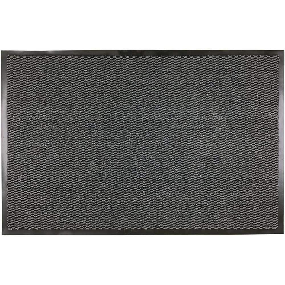 PVC Backing 3 ft. W x 4 ft. Grey-Black Garage Flooring - Hercitys