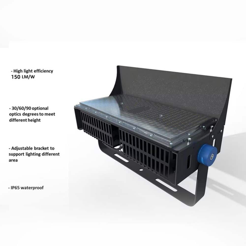 Weatherproof 1500 Watt Equivalence Outdoor Stadium Soccer Field Arena Spotlights 39000 Lumens Integrated LED Flood Light - Hercitys