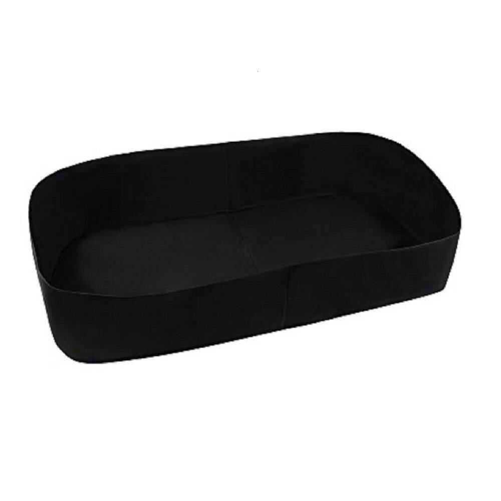 Fabric Raised Garden Bed Rectangle Planter 94.4 in. L x 23.6 in. W x 11.8 in. H Durable Non-Woven Material for Flowers - Hercitys