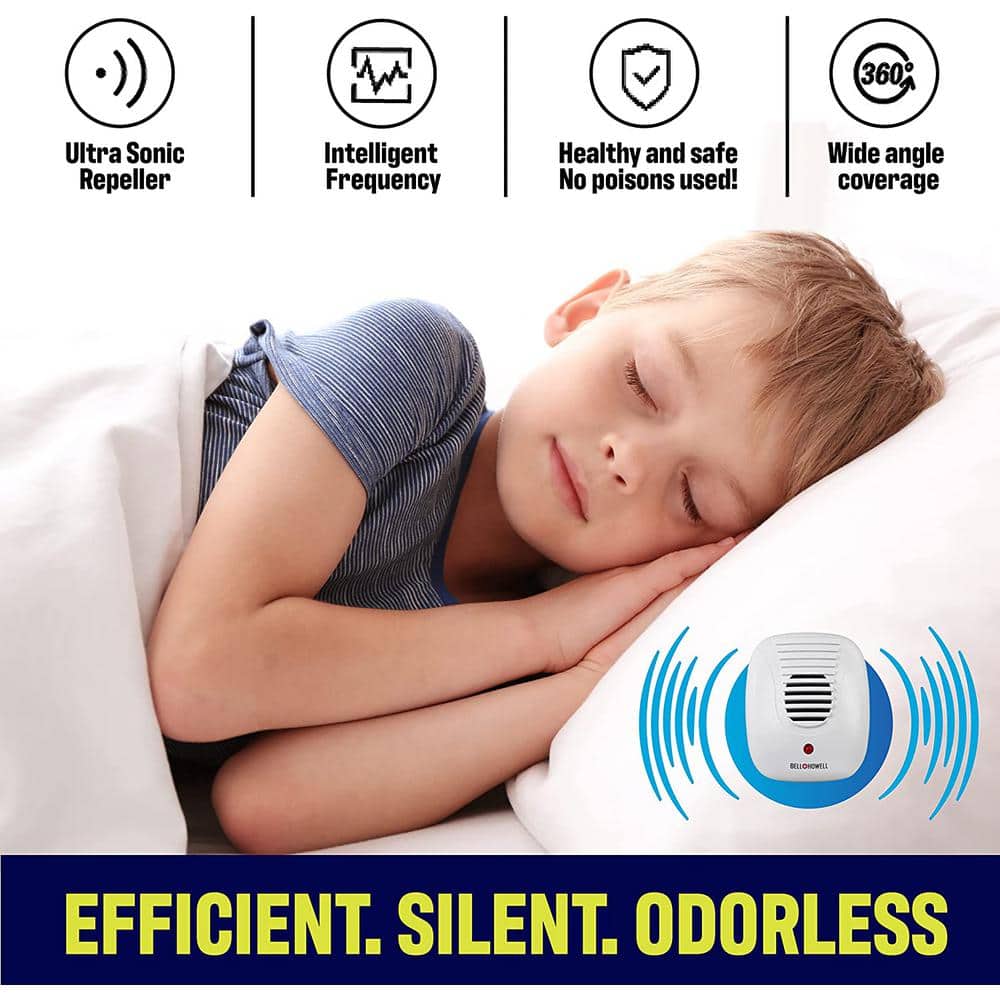 Multi Ultra-Sonic Pest Repellers Complete Home Kit (10-Pack) - Hercitys