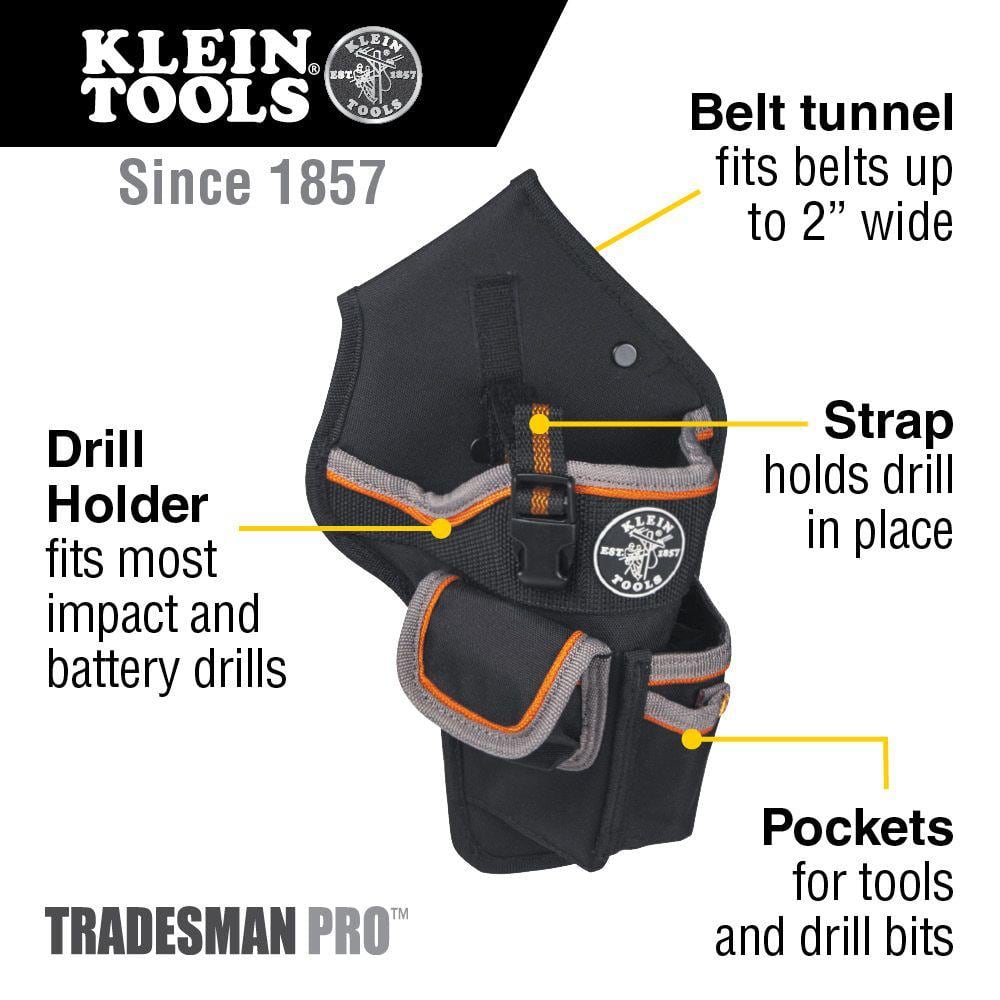 Tradesman Pro 7.25 in. Drill Pouch Organizer - Hercitys