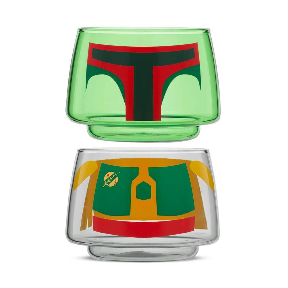Boba Fett Stackable Glasses 8 oz. - Hercitys
