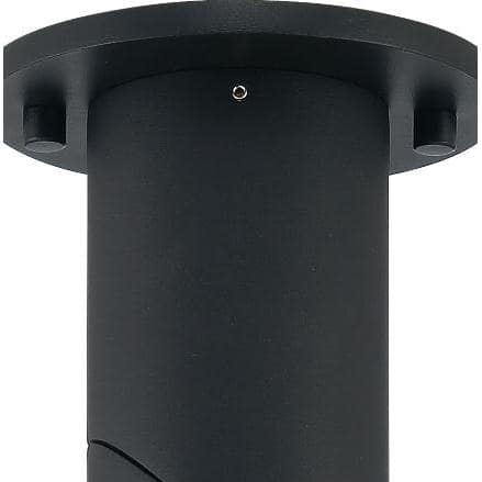 Transformer 8.25 in. 1-Light Black Integrated LED Flush Mount - Hercitys