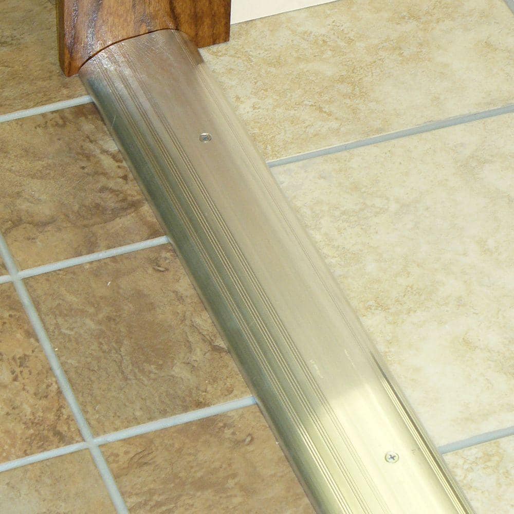 High Dome Top 4 in. x 36 in. Aluminum Threshold - Hercitys