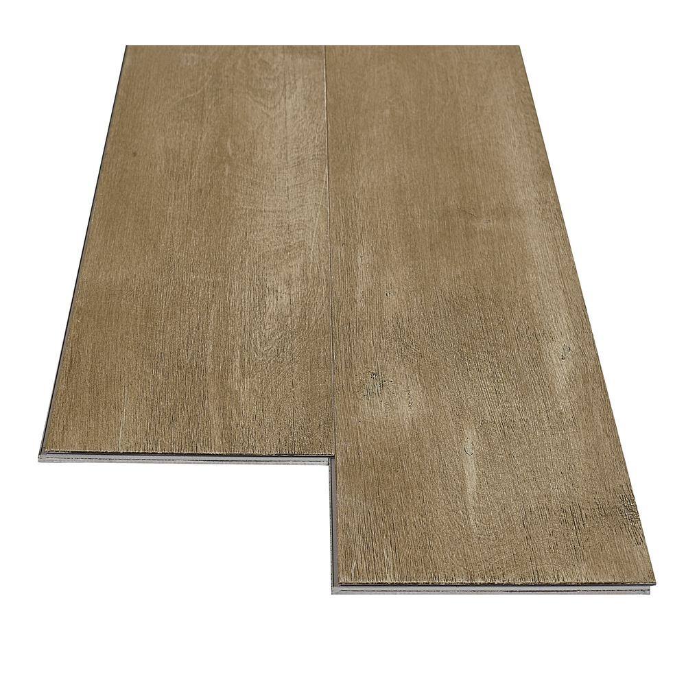 Acadia Birch 2/7 in. T x 7.5 in. W Waterproof Click Lock Wire Brushed Engineered Hardwood Flooring (22.9 sq.ft./case) - Hercitys