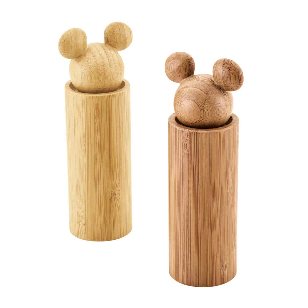 Monochrome Bamboo Salt and Pepper Grinders - Hercitys