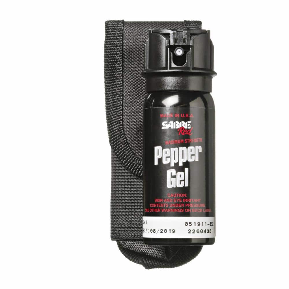 Tactical Pepper Gel with Flip Top and Belt Holster - Hercitys