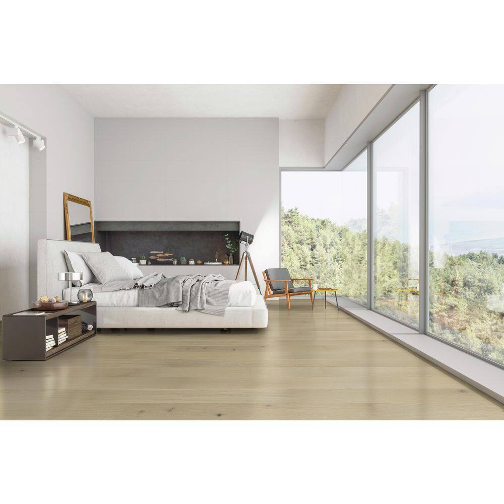 Dula Ash Oak 0.75 in. T x 0.75 in. W x 78 in. L Luxury Quarter Round Hardwood Trim - Hercitys