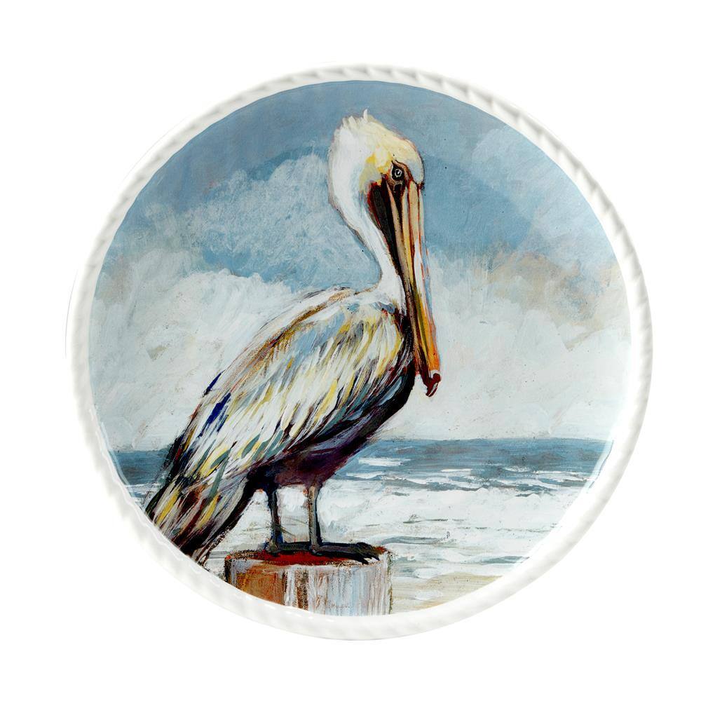 Shorebirds Assorted Colors Salad Plates (Set of 4) - Hercitys
