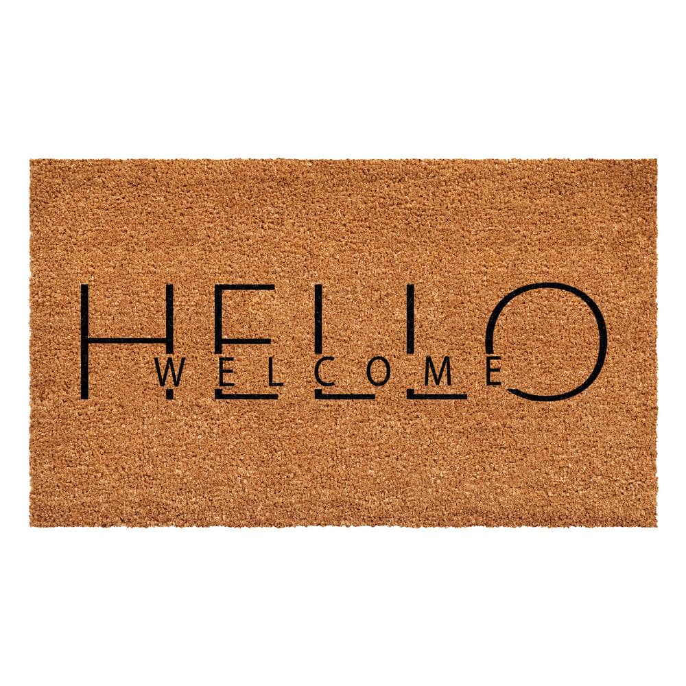 Welcome Greetings Doormat 17″ x 29″ - Hercitys